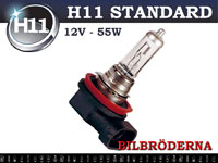 H11 Glöllampa 12 v 55 watt